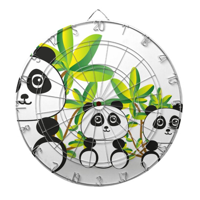 Panda Family Darttavla (Framsidan)