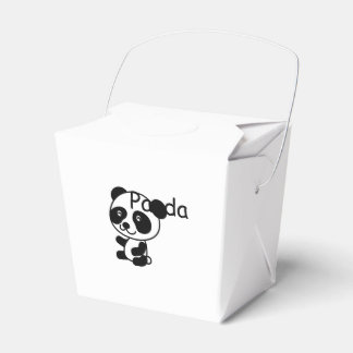Panda Favor Boxes. Presentaskar