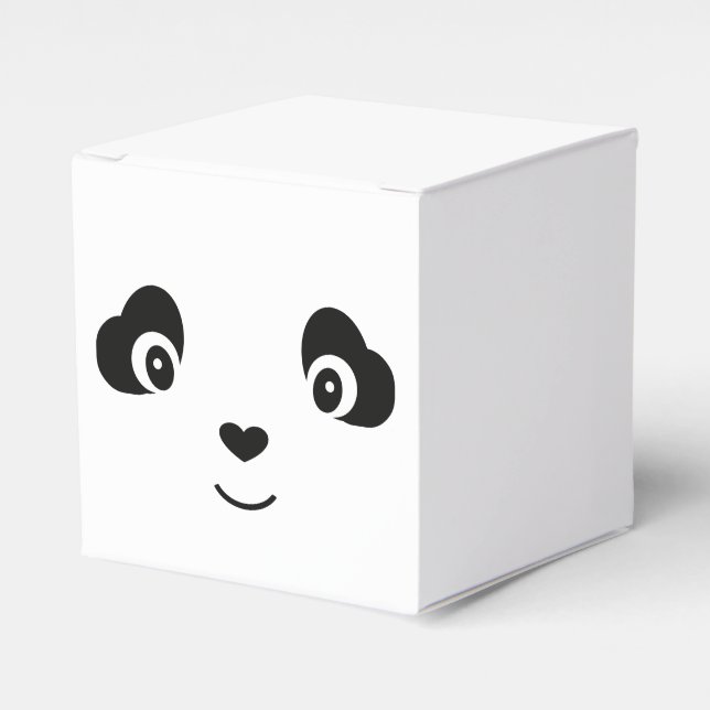 Panda Favor Boxes Presentaskar (Framsidan Sidan)