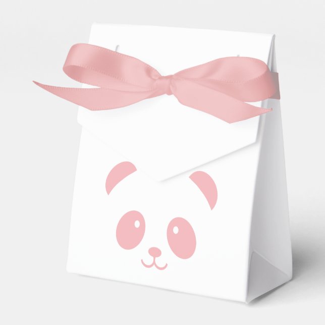 Panda-favoritruta för Cute och Rosa Presentaskar (Framsidan Sidan)