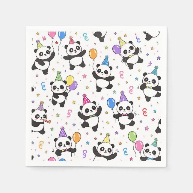 Panda-fest Pappersservett (Framsidan)