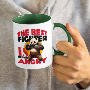 Panda Fighter Quote Mugg