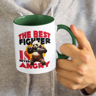 Panda Fighter Quote Mugg