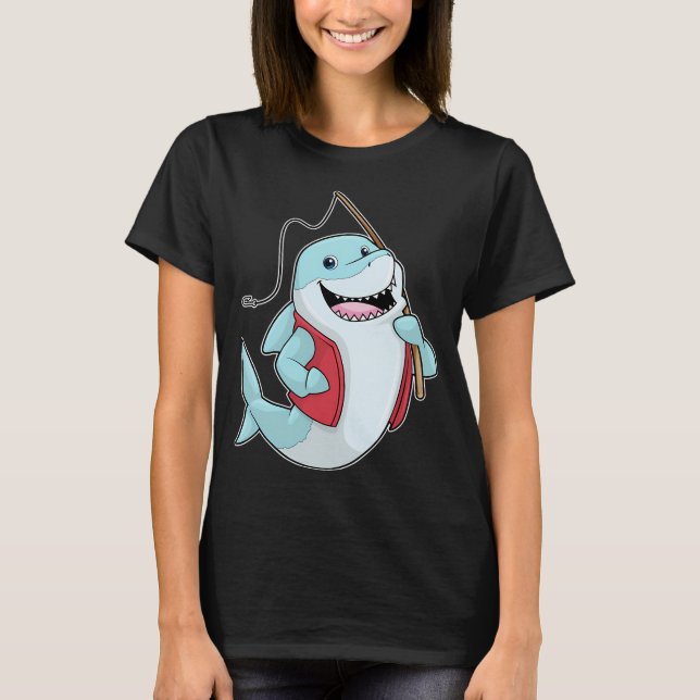 Panda Fiskare Fisk Fiske T Shirt (Framsida)