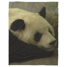 Panda Flanell Kast Blanket