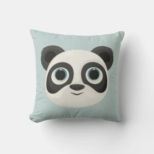 Panda Födelsedag Barn Konst Kudde