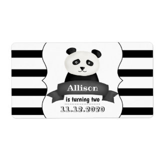 Panda Födelsedagsfest Fraktsedel