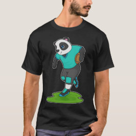 Panda Football Player Football T Shirt