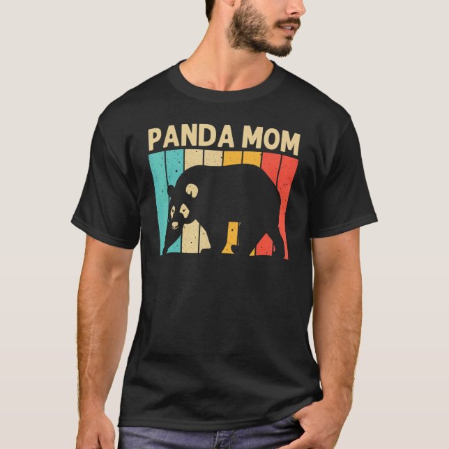 Panda för coola av Mamma Panda Bear Animal Zooke T Shirt (Framsida)