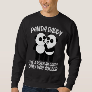 Panda för kinesiska pandabjörnar i Pappa Pappa Lång Ärmad Tröja