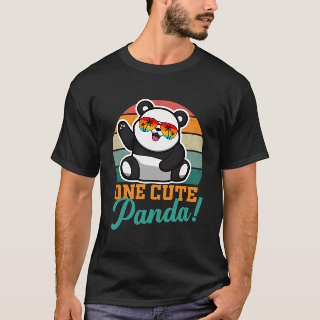 Panda för nationella pandadagen t shirt (Framsida)
