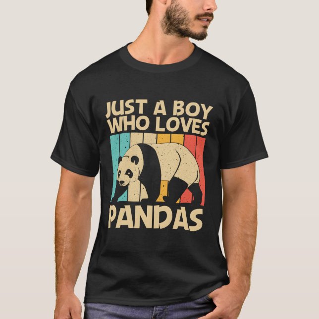 Panda for Panda Bear Animal T Shirt (Framsida)