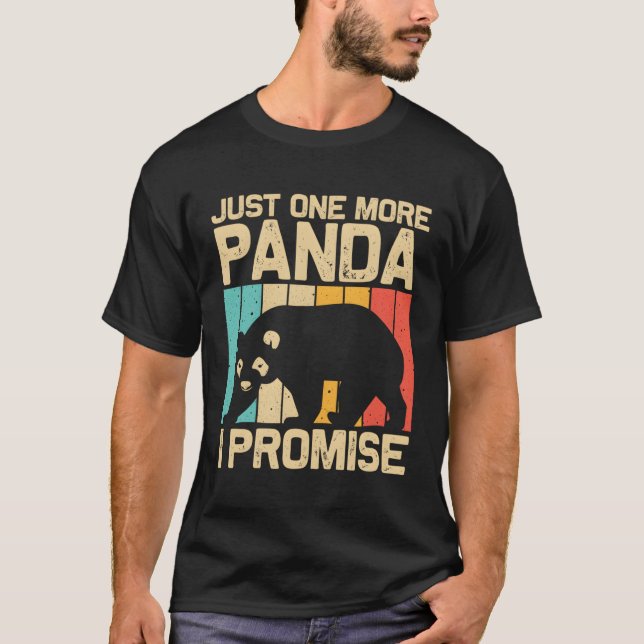Panda for Panda Bear Animal Zookeeper T Shirt (Framsida)
