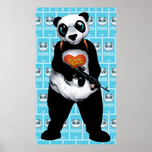 Panda för självmordSquad Poster