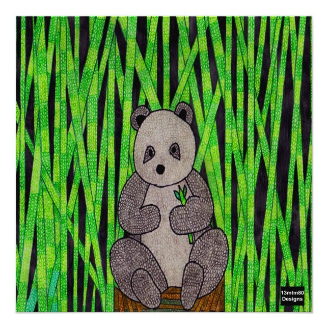 Panda - Fototryck (Framsidan)