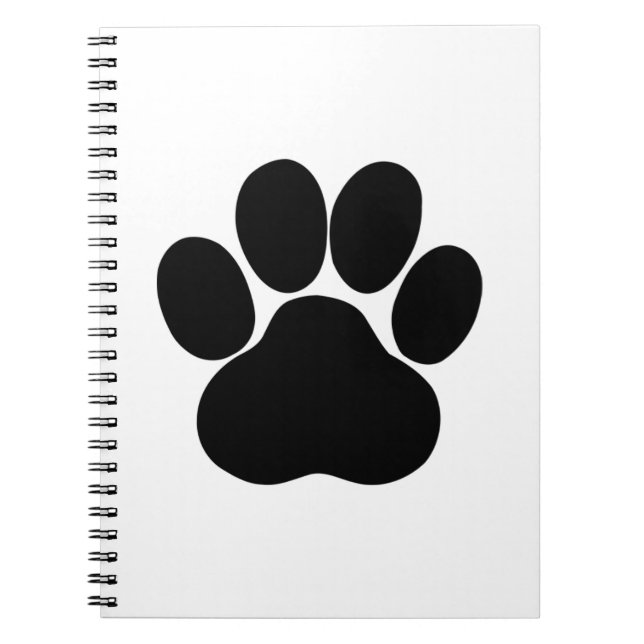 Panda fötter design anteckningsbok (Framsidan)