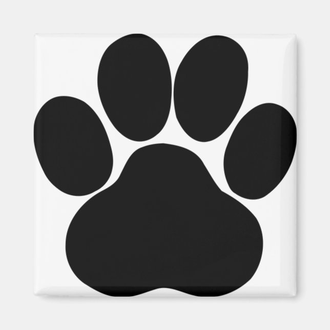 Panda-fötter design magnet (Framsidan)