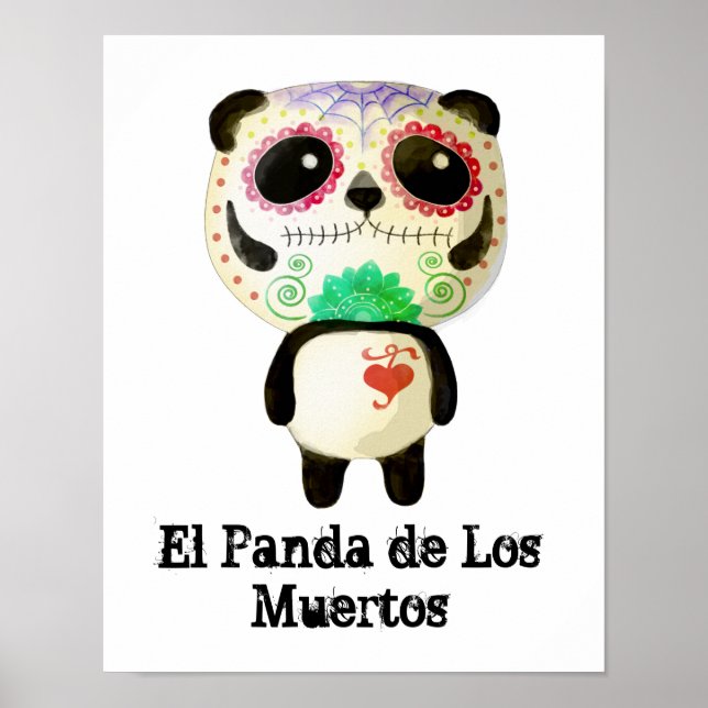 Panda från Day of the dead Poster (Framsidan)