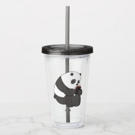 Panda från We Bare Bears Tumbler-design Take Away Mugg