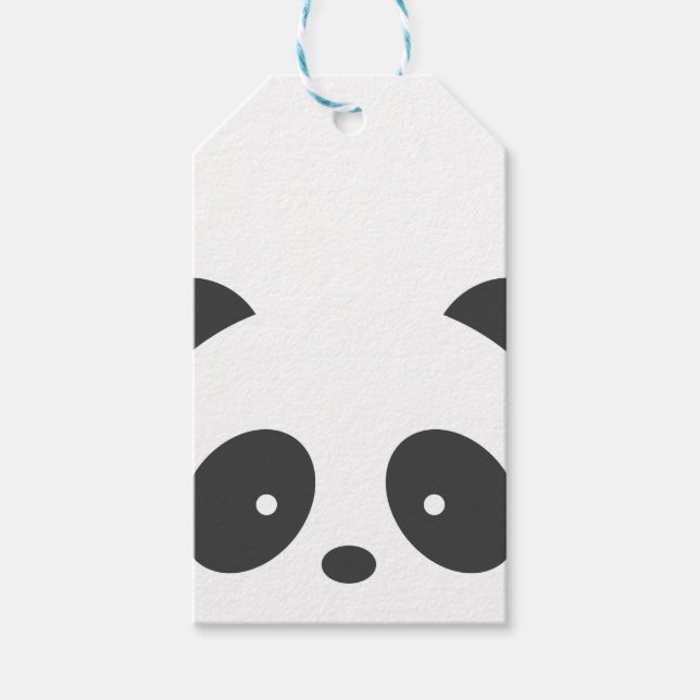 Panda Gift-Märkre Presentetikett (Framsidan)
