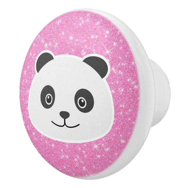 Panda Glitter Knopp (Höger)