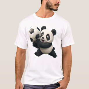 Panda Goalkeeper - Lönt Spara T Shirt