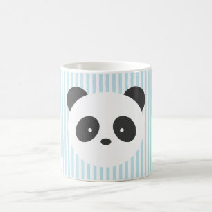 Panda görad randig mugg