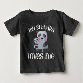 Panda 🐼 Grandchild Gift från Grandpa T Shirt