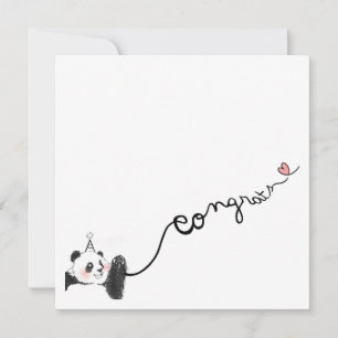 Panda Grattiss Card Kort