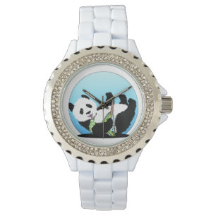 Panda guitar solo armbandsur