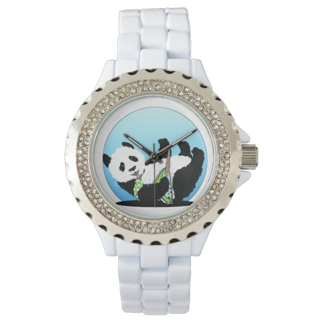 Panda guitar solo armbandsur (Framsida)
