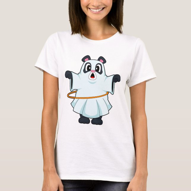 Panda Halloween Fitness T Shirt (Framsida)