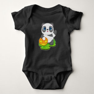Panda Halloween Pumpkin T Shirt