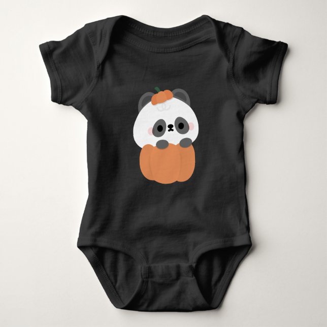 Panda Halloween T Shirt (Framsida)