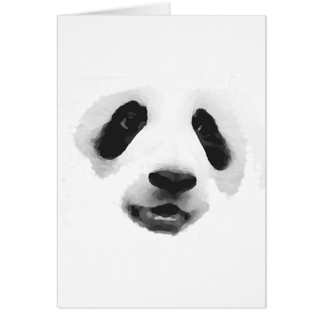 Panda Hälsningskort (Framsidan)