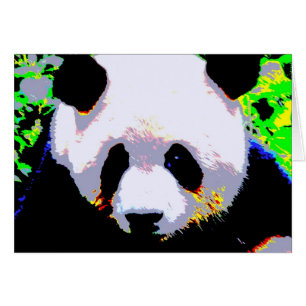 Panda Hälsningskort