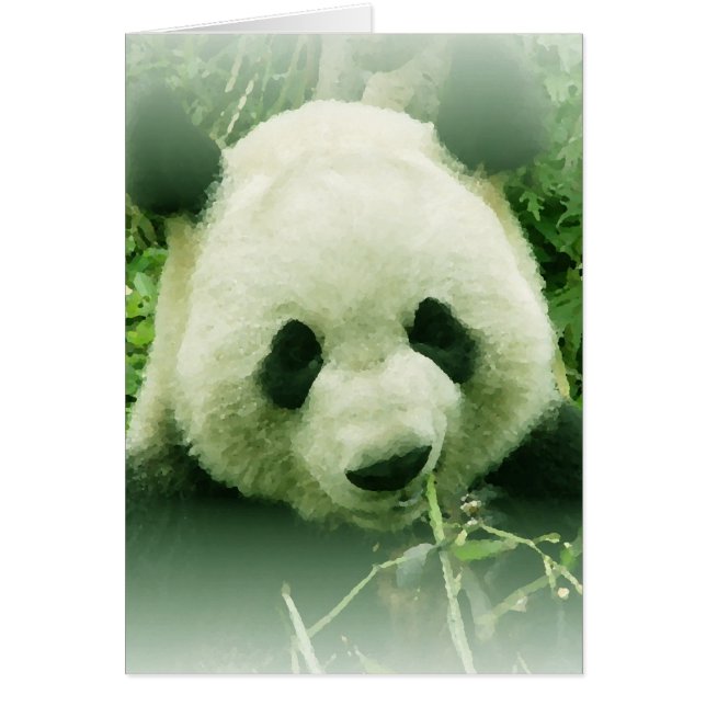 Panda Hälsningskort (Framsidan)