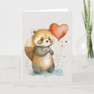Panda-hälsningskort Meddelande