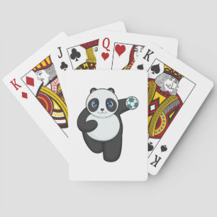 Panda Handball-spelare Handball Casinokort