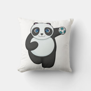Panda Handball-spelare Handball Kudde