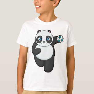 Panda Handball-spelare Handball T Shirt