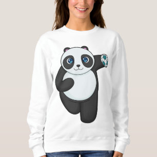 Panda Handball-spelare Handball T Shirt