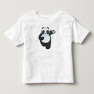 Panda Handball-spelare Handball T Shirt
