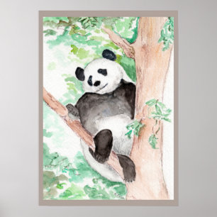 Panda, Hänger Löst Poster