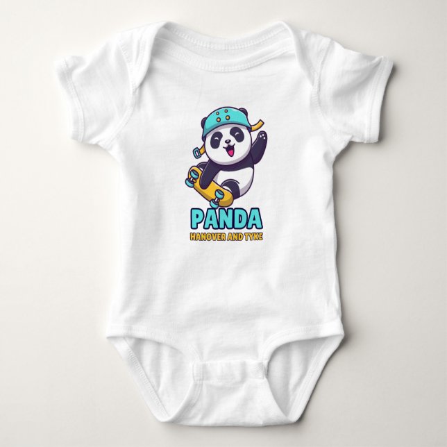 Panda hangover och tyke t shirt (Framsida)