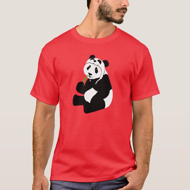 Panda Hat T-shirt (Framsida)