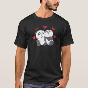 Panda Heart Zoo Animal Bear Animal T Shirt