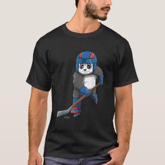 Panda Hockey Panda Playing Hockey Panda T Shirt