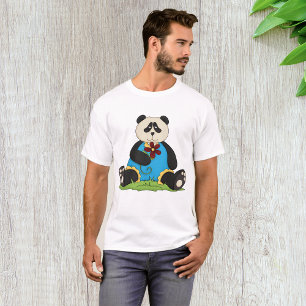 Panda Holding A Flower Manar T-Shirt
