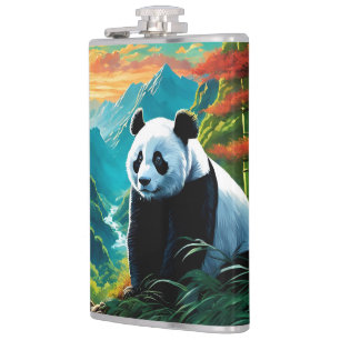 Panda i Bamboo-skog på /Berg Fickplunta